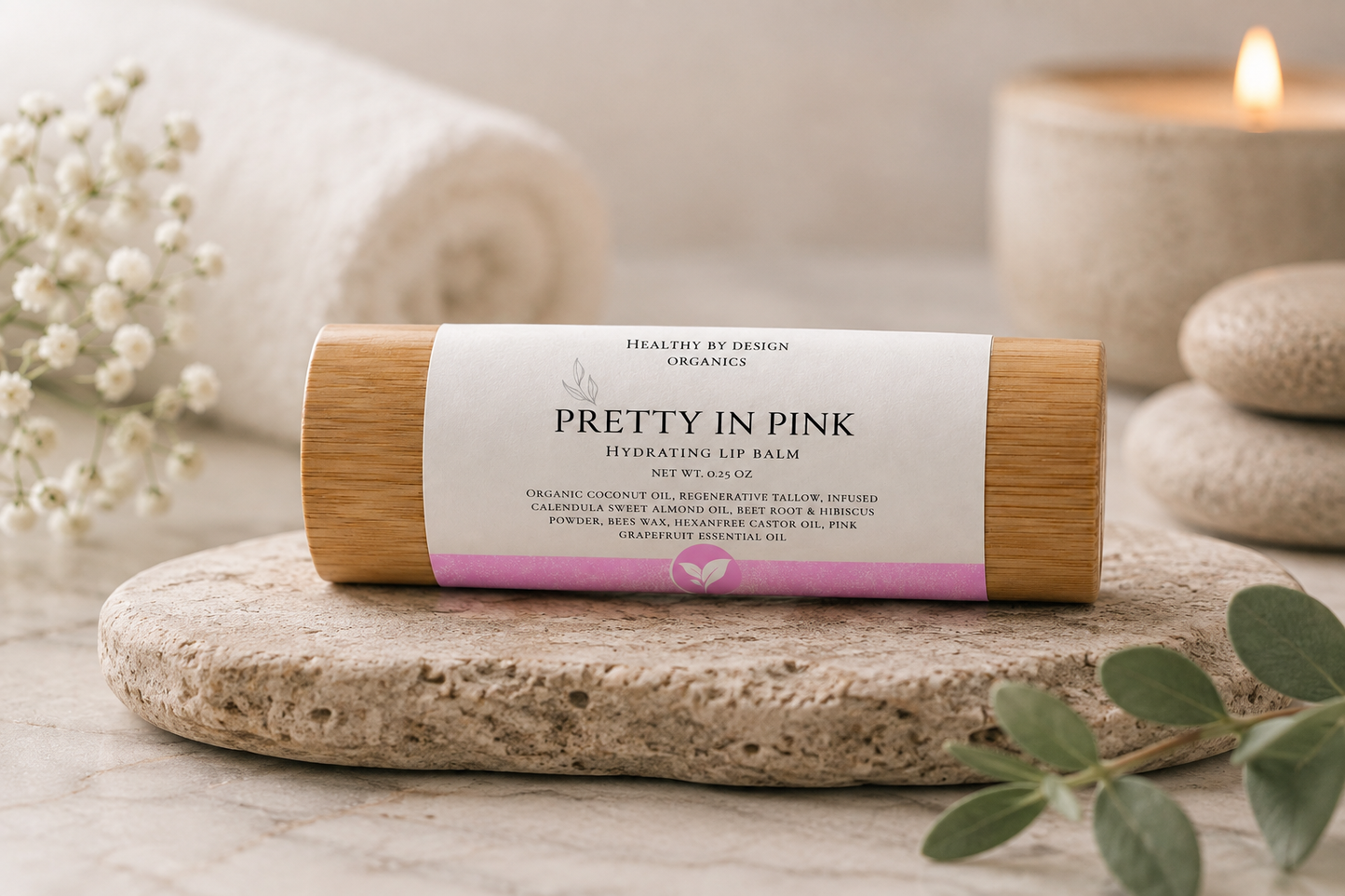Pretty in Pink Lip Balm